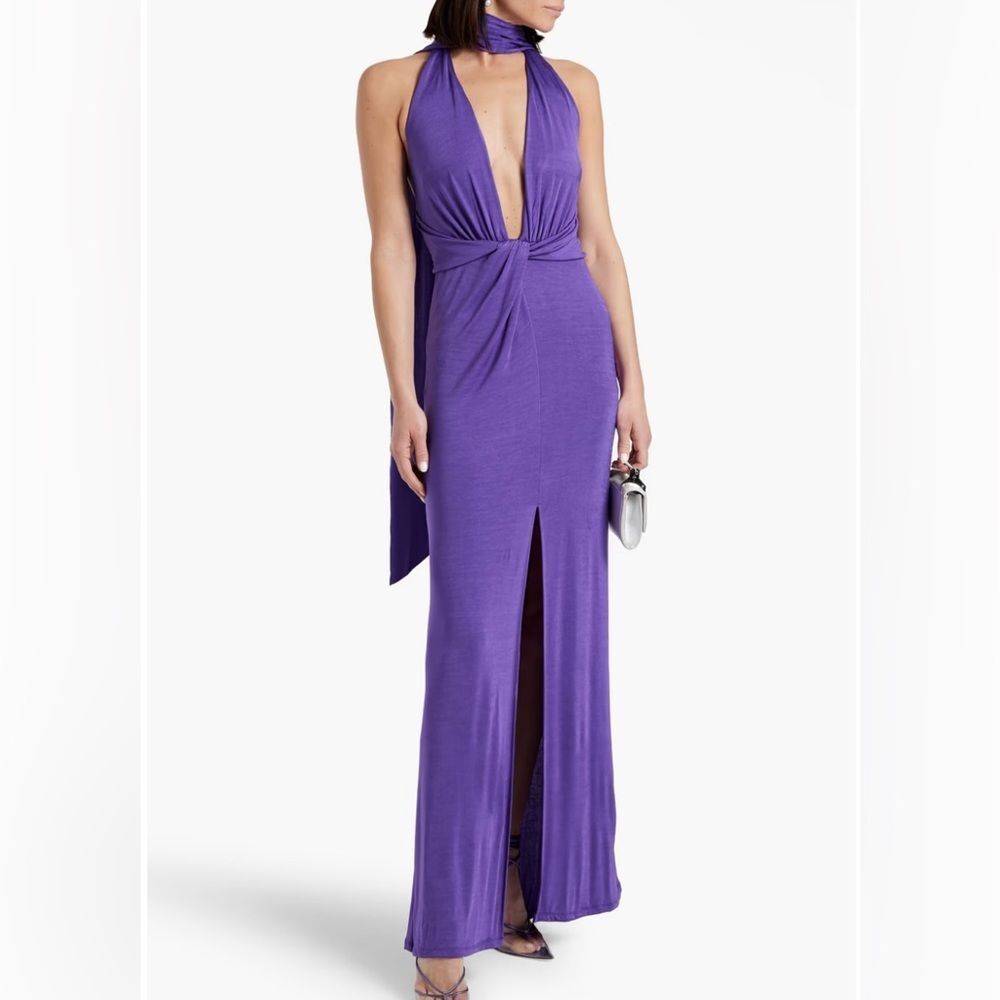 Alice + Olivia Resse Twist Front Jersey Dress NWT SIZE 0